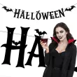 dekoracja do powieszenia na halloween baner girlanda papierowa nietoperze ozdoba halloweenowa