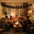 dekoracja do powieszenia na sylwestra nowy rok girlanda papierowa happy new year baner 1 7 m