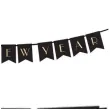 dekoracja do powieszenia na sylwestra nowy rok girlanda papierowa happy new year baner 1 7 m