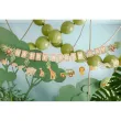 dekoracja do powieszenia na urodziny baner girlanda papierowa happy birthday zwierzeta safari