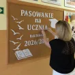 dekoracja do szkoly na gazetke tablice apel napis pasowanie na ucznia rok szkolny 2026 2027