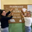 dekoracja do szkoly na gazetke tablice apel napis pasowanie na ucznia rok szkolny 2026 2027