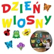 dekoracja do szkoly przedszkola na gazetke tablice dzien wiosny do powieszenia 17 elementow
