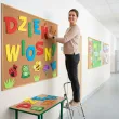 dekoracja do szkoly przedszkola na gazetke tablice dzien wiosny do powieszenia 17 elementow