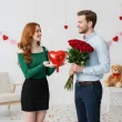 dekoracja dodatek do prezentu na walentynki wesele mini balon foliowy serce czerwone 10