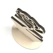 dekoracja drewniana 3d kwiatek 6 66x135 mm 10 szt