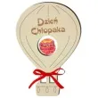 dekoracja drewniana balonik na lizak dzien chlopaka 15 cm