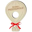 dekoracja drewniana balonik na lizak zegnaj przedszkole 15 cm