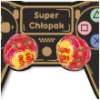 dekoracja drewniana gamepad na lizak super chlopak czarny 15 cm
