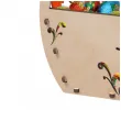 dekoracja drewniana koszyczek jajko 20 cm