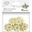 dekoracja drewniana kwiatki drewno titanum 15 szt