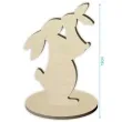 dekoracja drewniana zajaczek mama i dziecko 12 cm
