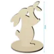 dekoracja drewniana zajaczek mama i dziecko 20 cm