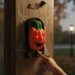 dekoracja dzwonek do drzwi dynia halloweenowa partypal