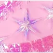 dekoracja gwiazda 3d foliowa partydeco opalizujaca 40 cm