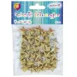 dekoracja gwiazdki brokatowe zloty aliga 2 cm 35 szt