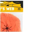 dekoracja halloweenowa pajeczyna pomaranczowa partypal 200 g