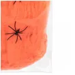 dekoracja halloweenowa pajeczyna pomaranczowa partypal 200 g