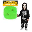 dekoracja halloweenowa pajeczyna zielona partypal 20 g