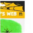 dekoracja halloweenowa pajeczyna zielona partypal 20 g