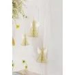 dekoracja honeycomb aniol kremowy partydeco 15 cm