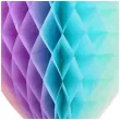 dekoracja honeycomb balonik teczowa godan 20 cm