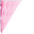 dekoracja honeycomb diament rozowa jasna 35 cm