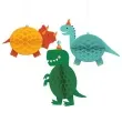 dekoracja honeycomb dinozaury amscan 27 7 cm 3 szt