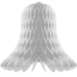 dekoracja honeycomb dzwonek srebrna godan 20 cm