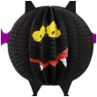 dekoracja honeycomb halloweenowy nietoperz partypal 28 cm