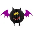 dekoracja honeycomb halloweenowy nietoperz partypal 28 cm
