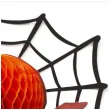dekoracja honeycomb halloweenowy pajak czerwony partypal 42 cm