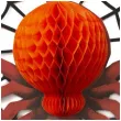dekoracja honeycomb halloweenowy pajak czerwony partypal 42 cm