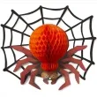 dekoracja honeycomb halloweenowy pajak czerwony partypal 42 cm