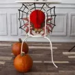 dekoracja honeycomb halloweenowy pajak czerwony partypal 42 cm