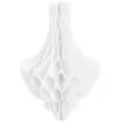 dekoracja honeycomb kropla biala 35 cm