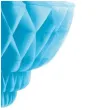 dekoracja honeycomb kropla niebieska unique 35 cm