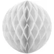 dekoracja honeycomb kula biala 10 cm