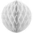 dekoracja honeycomb kula biala 30 cm
