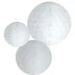 dekoracja honeycomb kula bialy godan 3 szt