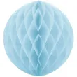 dekoracja honeycomb kula blekitna jasna 40 cm