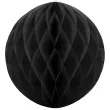 dekoracja honeycomb kula czarna 40 cm