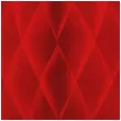 dekoracja honeycomb kula czerwony partypal 30 cm