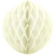 dekoracja honeycomb kula kremowa jasna 40 cm