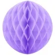 dekoracja honeycomb kula liliowy partydeco 20cm