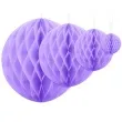 dekoracja honeycomb kula liliowy partydeco 20cm