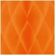 dekoracja honeycomb kula pomaranczowy partypal 20 cm