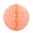 dekoracja honeycomb kula r owy jasny partydeco 10 cm