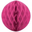 dekoracja honeycomb kula rozowa ciemna 20 cm