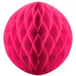 dekoracja honeycomb kula rozowa ciemna 30 cm